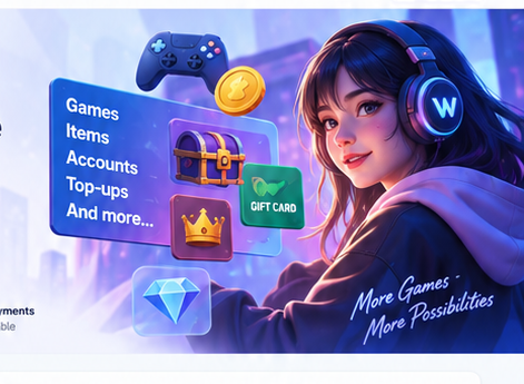wadob marketplace gaming illustration